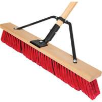 Push Broom with Braced Handle, 24", Medium, PVC Bristles Toolneeds Inc.