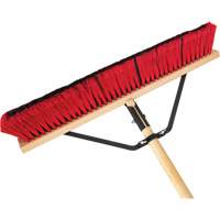 Push Broom with Braced Handle, 24", Medium, PVC Bristles Toolneeds Inc.