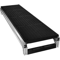 FOUNDATION Smooth Modular Aluminum Work Platform Kit, 18" W x 72" D, 400 lbs. Capacity, All-Welded Toolneeds Inc.