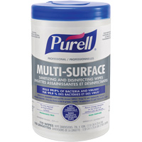 Professional Multi-Surface Sanitizing & Disinfecting Wipes, 7" x 10", 110 Count Toolneeds Inc.