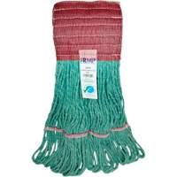 Wide-Band Mop Head, Antimicrobial/Floor Finishing/Specialty, Cotton/Rayon/Synthetic, Loop Style Toolneeds Inc.