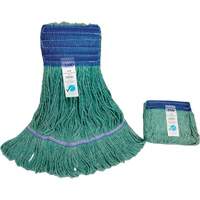 Wide-Band Mop Head, Antimicrobial/Floor Finishing/Specialty, Cotton/Rayon/Synthetic, Loop Style Toolneeds Inc.