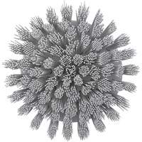 HyDrive Round Drill Brush, Extra Stiff Bristles, 3-1/10" Long, White Toolneeds Inc.