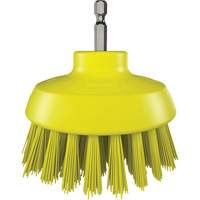 HyDrive Round Drill Brush, Extra Stiff Bristles, 3-1/10" Long, Yellow Toolneeds Inc.