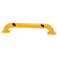 Low Profile Rack Guards, 4' W x 0.75' H, Yellow Toolneeds Inc.
