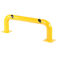 Low Profile Rack Guards, 4' W x 1.4' H, Yellow Toolneeds Inc.
