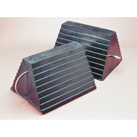 Wheel Chock, 9" x 8" x 6", Black Toolneeds Inc.