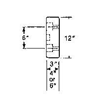 Molded Rubber Dock Guards, Rubber, 30" W x 4" D x 10" H Toolneeds Inc.