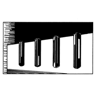 Extruded Rubber Dock Fenders, Rubber, 4-1/2" W x 12" L x 3-3/4" D Toolneeds Inc.