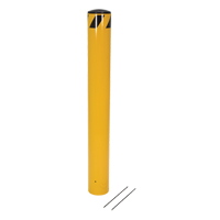 Pour-In-Place Bollards, Steel, 36-1/2" H x 5-9/16" W, Yellow Toolneeds Inc.