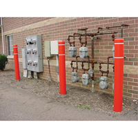 Polyethylene Bollard Covers, 6-5/8" Dia. x 52" L, Red Toolneeds Inc.