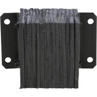 Laminated Dock Bumper, Horizontal, Rubber, 12" W x 6" D x 10" H Toolneeds Inc.
