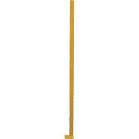 Adjustable Perimeter Guard Corner Post, 4" W x 72" H, Yellow Toolneeds Inc.
