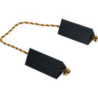 Airline Wheel Chock, 5" x 10" x 4-1/2", Black Toolneeds Inc.