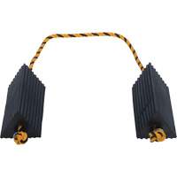 Airline Wheel Chock, 5" x 10" x 4-1/2", Black Toolneeds Inc.