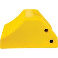 Heavy-Duty Wheel Chocks, Urethane, Yellow, 15-1/2" W x 17-7/10" D x 10" H Toolneeds Inc.