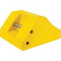 Heavy-Duty Wheel Chocks, Urethane, Yellow, 15-1/2" W x 17-7/10" D x 10" H Toolneeds Inc.