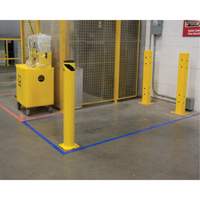 Butoir de s&eacute;curit&eacute;, Acier, 42" h x 5-1/2" la, Jaune Toolneeds Inc.