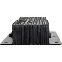 Laminated Dock Bumpers, Vertical, Rubber, 11" W x 4" D x 24" H Toolneeds Inc.