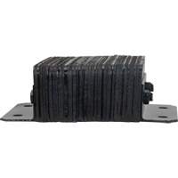 Laminated Dock Bumpers, Horizontal, Rubber, 12" W x 4" D x 10" H Toolneeds Inc.