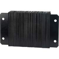 Laminated Dock Bumpers, Horizontal, Rubber, 18" W x 4" D x 12" H Toolneeds Inc.