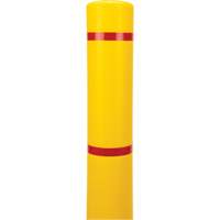 Polyethylene Bollard Cover, 4-1/2" Dia. x 64" L, Red/Yellow Toolneeds Inc.