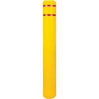 Polyethylene Bollard Cover, 6-5/8" Dia. x 52" L, Red/Yellow Toolneeds Inc.