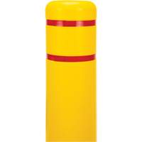 Polyethylene Bollard Cover, 6-5/8" Dia. x 52" L, Red/Yellow Toolneeds Inc.
