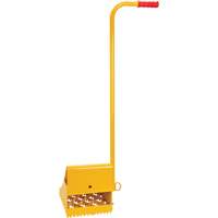 Ice Chock with Ergonomic Handle, Steel, Yellow, 8-1/16" W x 10-5/8" D x 8-13/16" H Toolneeds Inc.