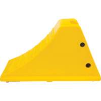 Wheel Chocks with Aluminum Tread, Polyurethane, Safety Yellow, 11-1/4" W x 21" D x 12-1/4" H Toolneeds Inc.