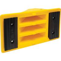 Wheel Chocks with Rubber Tread, Polyurethane, Yellow, 11-1/4" W x 21" D x 12-1/4" H Toolneeds Inc.
