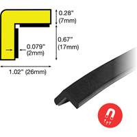 Magnetic E Profile Magnetic 1M Corner Protection Bumper Guard Toolneeds Inc.