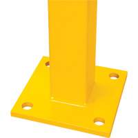 Poteau de coin pour garde-corps l&eacute;gers, Acier, 42" h, Jaune s&eacute;curit&eacute; OSHA Toolneeds Inc.