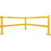 Garde-corps Lift-Out, Acier, 3' lo x 4" h, Jaune s&eacute;curit&eacute; OSHA Toolneeds Inc.
