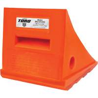 Cale-roue polyvalente de 15 tonnes, Ur&eacute;thane, Orange Toolneeds Inc.