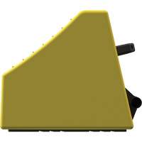 Checkers Safety Heavy-Duty Ultra Class Mining Wheel Chock, HDPE, Yellow, 14-1/2" W x 17-1/2" D x 16" H Toolneeds Inc.
