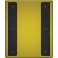 Checkers Safety Heavy-Duty Ultra Class Mining Wheel Chock without Bracket, HDPE, Yellow, 14-1/2" W x 17-1/2" D x 16" H Toolneeds Inc.