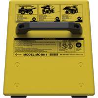 Checkers Safety Heavy-Duty Ultra Class Mining Wheel Chock without Bracket, HDPE, Yellow, 14-1/2" W x 17-1/2" D x 16" H Toolneeds Inc.