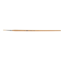 Pure White Bristle Round Marking Paint Brush, 9/64" Brush Width, White China, Wood Handle Toolneeds Inc.