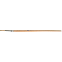 Pure White Bristle Round Marking Paint Brush, 1/4" Brush Width, White China, Wood Handle Toolneeds Inc.