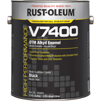Peinture d&eacute;mail DMT alkyde V7400 System 340 &agrave; haut rendement, Noir, Tr&egrave;s brillant, Gallon Toolneeds Inc.