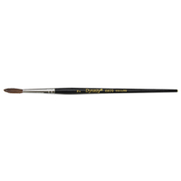 Pinceau pointu &agrave; soies noires pour artiste, Largeur de la brosse de 4 mm, Soie de chameau, Manche &agrave; Bois Toolneeds Inc.