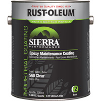 Sierra S60 Water-Based Epoxy Maintenance Coating Part 2 Base, Gallon, Clear Toolneeds Inc.