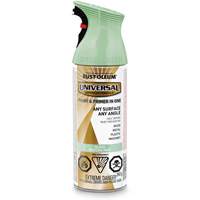 Universal&reg; Enamel Paint & Primer In One, Modern Mint Green, Gloss, Aerosol Can Toolneeds Inc.