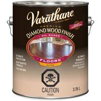 Varathane&reg; Diamond Wood Finish Floors Coating, 3.78 L, Clear, Gloss Toolneeds Inc.