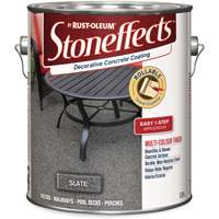 Stoneffects Decorative Concrete Coating, 3.4 L, Solvent-Based, Textured, Grey Toolneeds Inc.