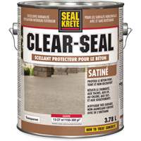 Seal-Krete&reg; Protective Sealer, 3.78 L, Urethane-Based, Satin, Clear Toolneeds Inc.
