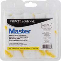 Mini rouleaux &agrave; bande jaune Stripe, Nap 10 mm (3/8"), 101,6 mm (4") l Toolneeds Inc.