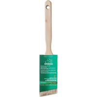 Brosse de pouce &agrave; angle One Coat, Soie blanche, Manche Bois, Largeur de 2" Toolneeds Inc.