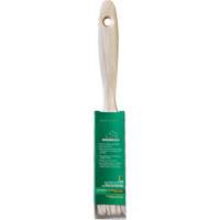 Pinceau pour murs et moulures One Coat, Soie blanche, Manche Bois, Largeur de 1" Toolneeds Inc.